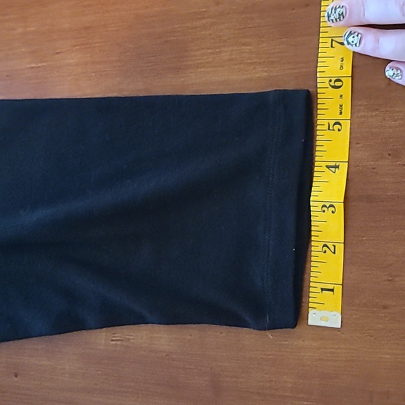 Karen Scott Black V- Neck Silver Embellishments shirt size 1X - Picture 8 of 9